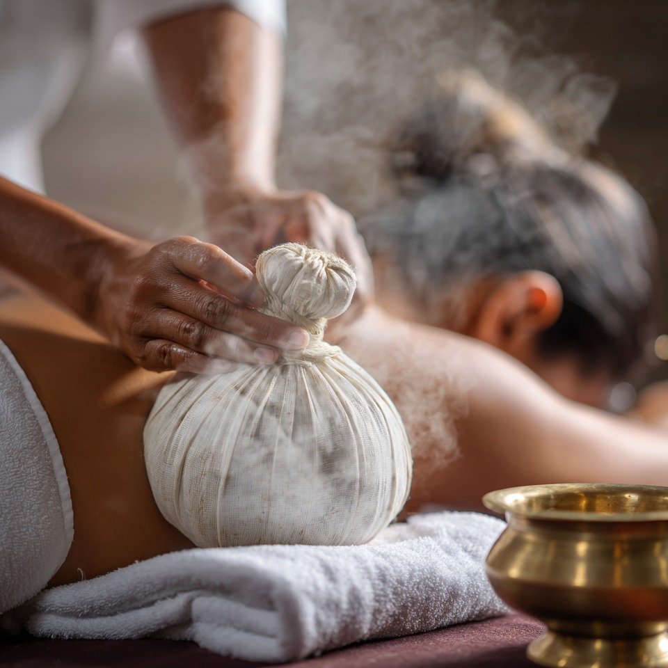 Ayurveda Steam pouch massage uk