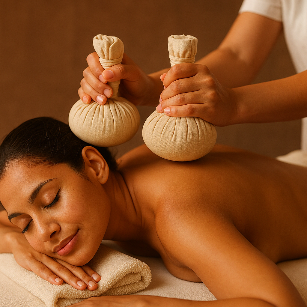 Ayurveda Powder pouch massage uk